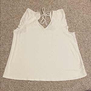 Ava & Viv Eyelet Women’s Top